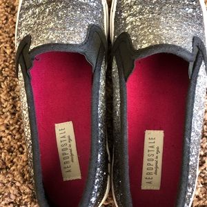 Aeropostale sparkly slip ons